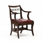 LATE GEORGE III MAHOGANY METAM