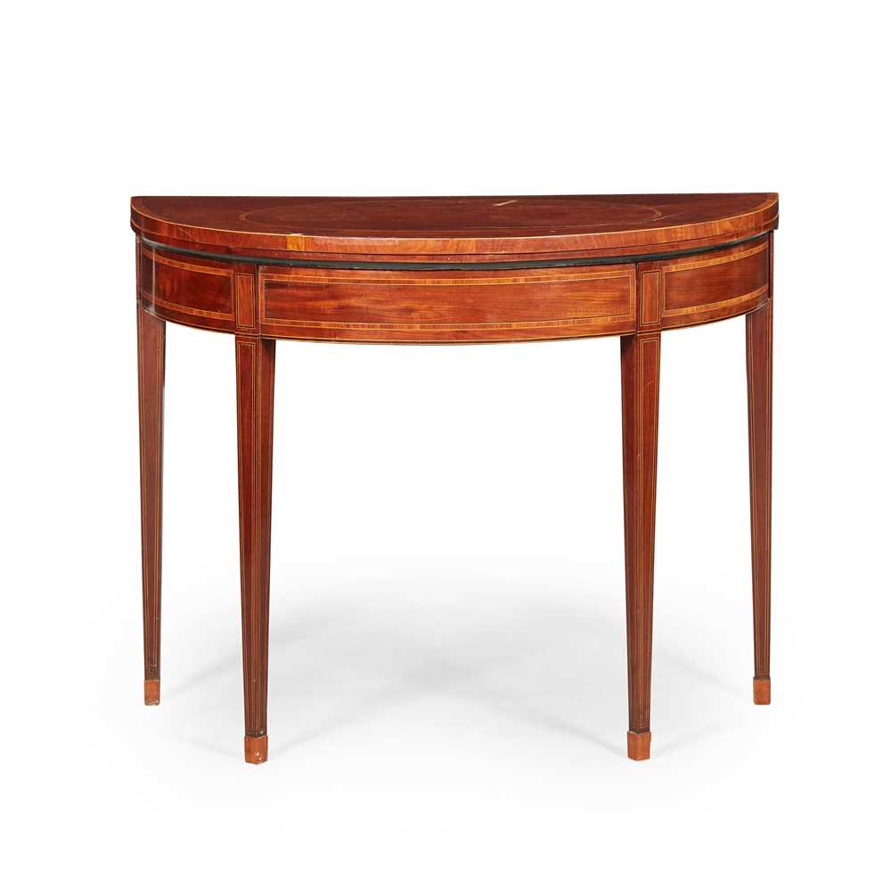 LATE GEORGE III MAHOGANY,