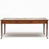 LATE GEORGE III MAHOGANY WRITI