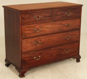 LATE GEORGIAN MAHOGANY ENGLISH