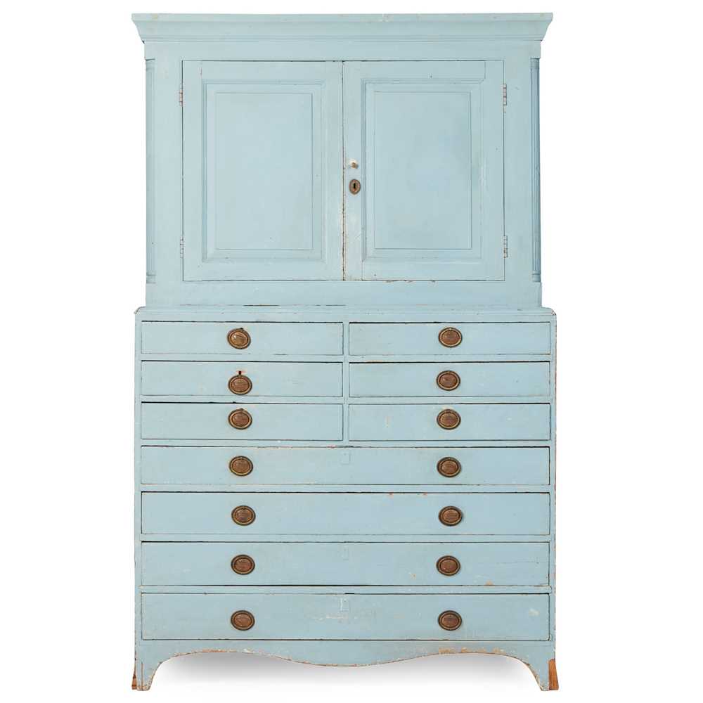 LATE GEORGIAN PAINTED PINE ESTATE