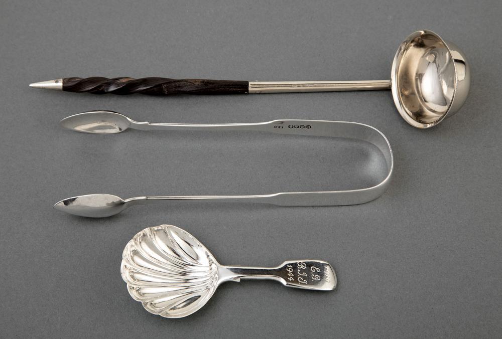 LATE GEORGIAN STERLING SILVER SUGAR