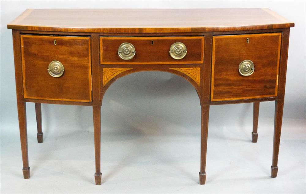 LATE HEPPLEWHITE INLAID MAHOGANY