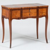 LATE LOUIS XV ORMOLU-MOUNTED T