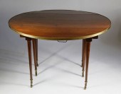 LATE LOUIS XVI BRASS MOUNTED M