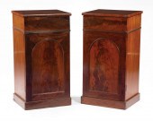 LATE REGENCY FIGURED MAHOGANY