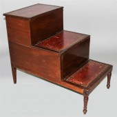 LATE REGENCY INLAID MAHOGANY B