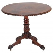 LATE REGENCY MAHOGANY CIRCULAR