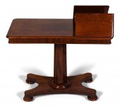 LATE REGENCY MAHOGANY DESK, CI