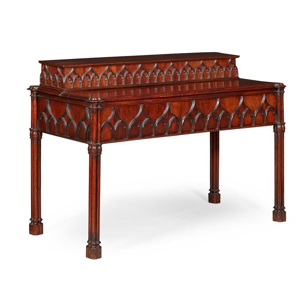 LATE REGENCY MAHOGANY GOTHIC