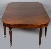 LATE REGENCY MAHOGANY TWO-PART