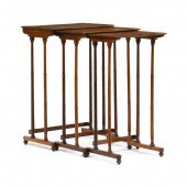 LATE REGENCY ROSEWOOD NEST OF