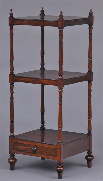 LATE REGENCY THREE-TIER ETAGERE