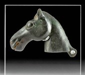 LATE ROMAN LEADED BRONZE HORSE