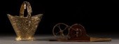 Late Victorian brass and wood