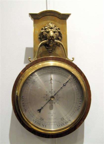 Late Victorian brass mounted oak