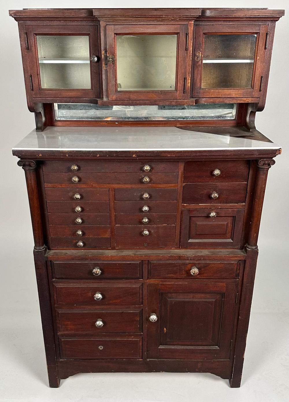 LATE VICTORIAN DENTAL CABINET EARLY