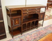 LATE VICTORIAN INLAID MAHOGANY