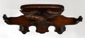 LATE VICTORIAN MAHOGANY CARVED
