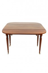 LATE VICTORIAN MAHOGANY DROP L