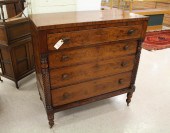 LATE VICTORIAN MAHOGANY FOUR-D
