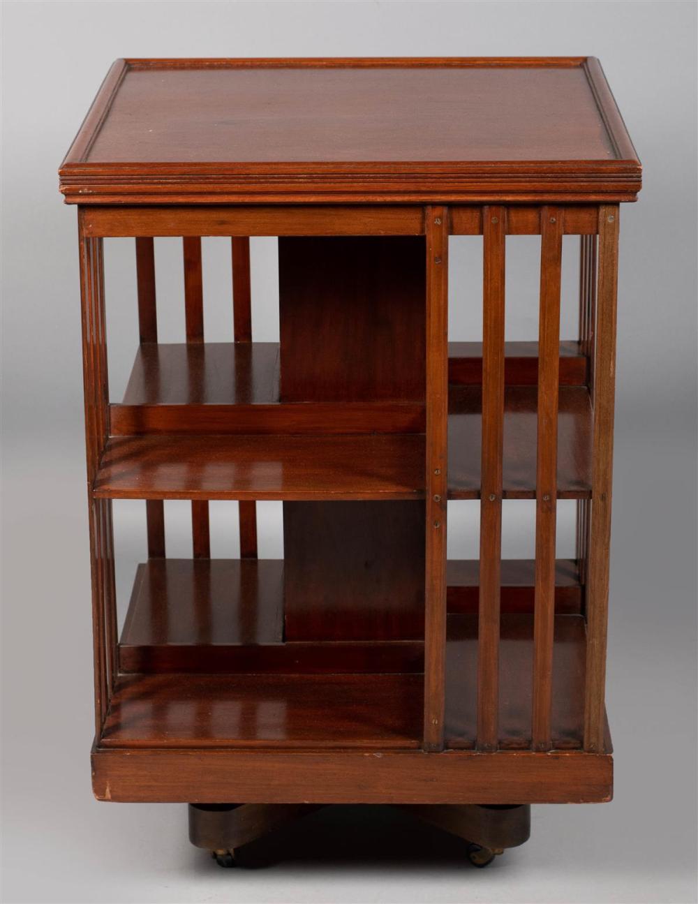 LATE VICTORIAN MAHOGANY REVOLVING