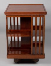 LATE VICTORIAN MAHOGANY REVOLV