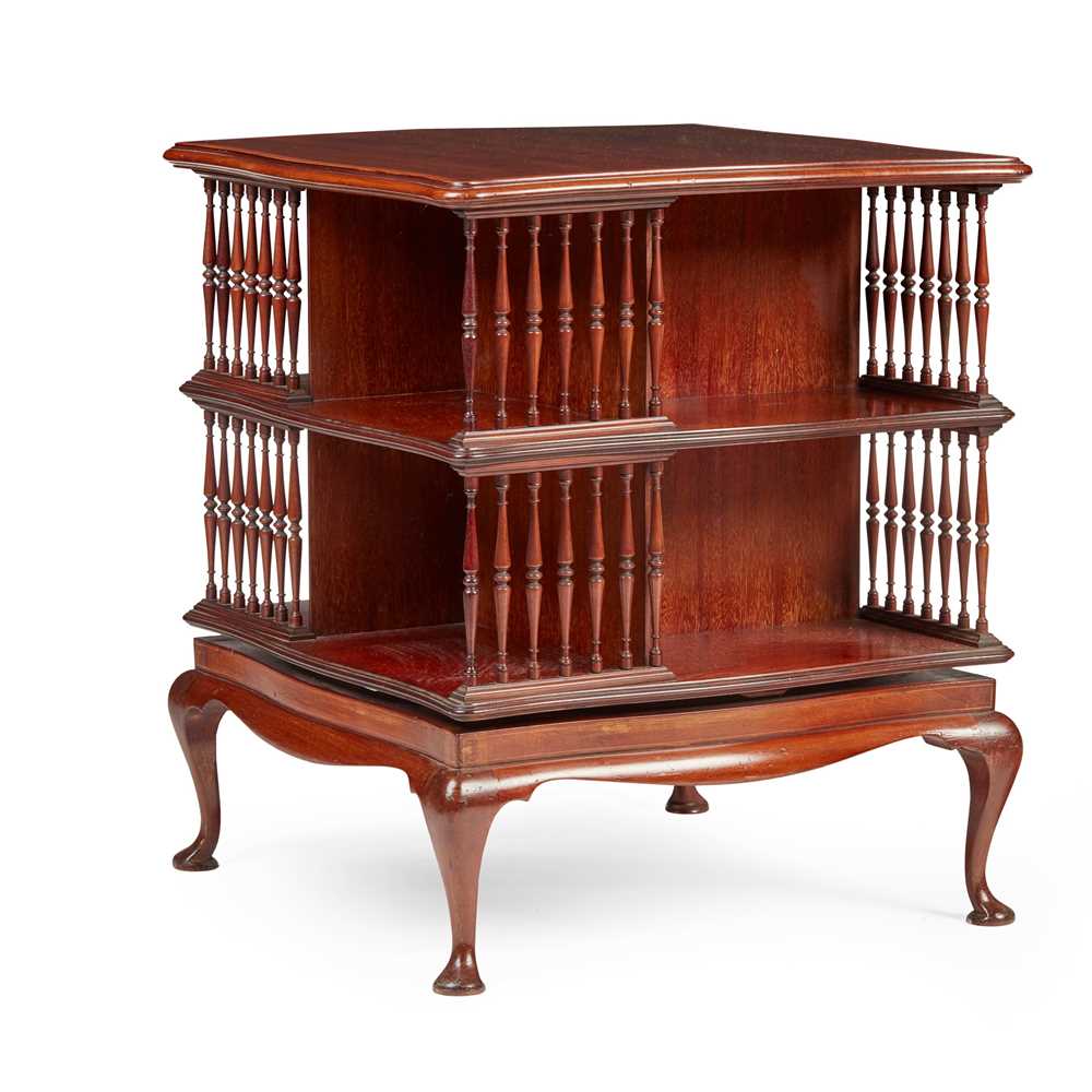 LATE VICTORIAN MAHOGANY REVOLVING