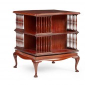 LATE VICTORIAN MAHOGANY REVOLV