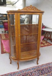 LATE VICTORIAN OAK AND CURVED