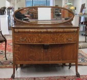 LATE VICTORIAN OAK BUFFET, AME