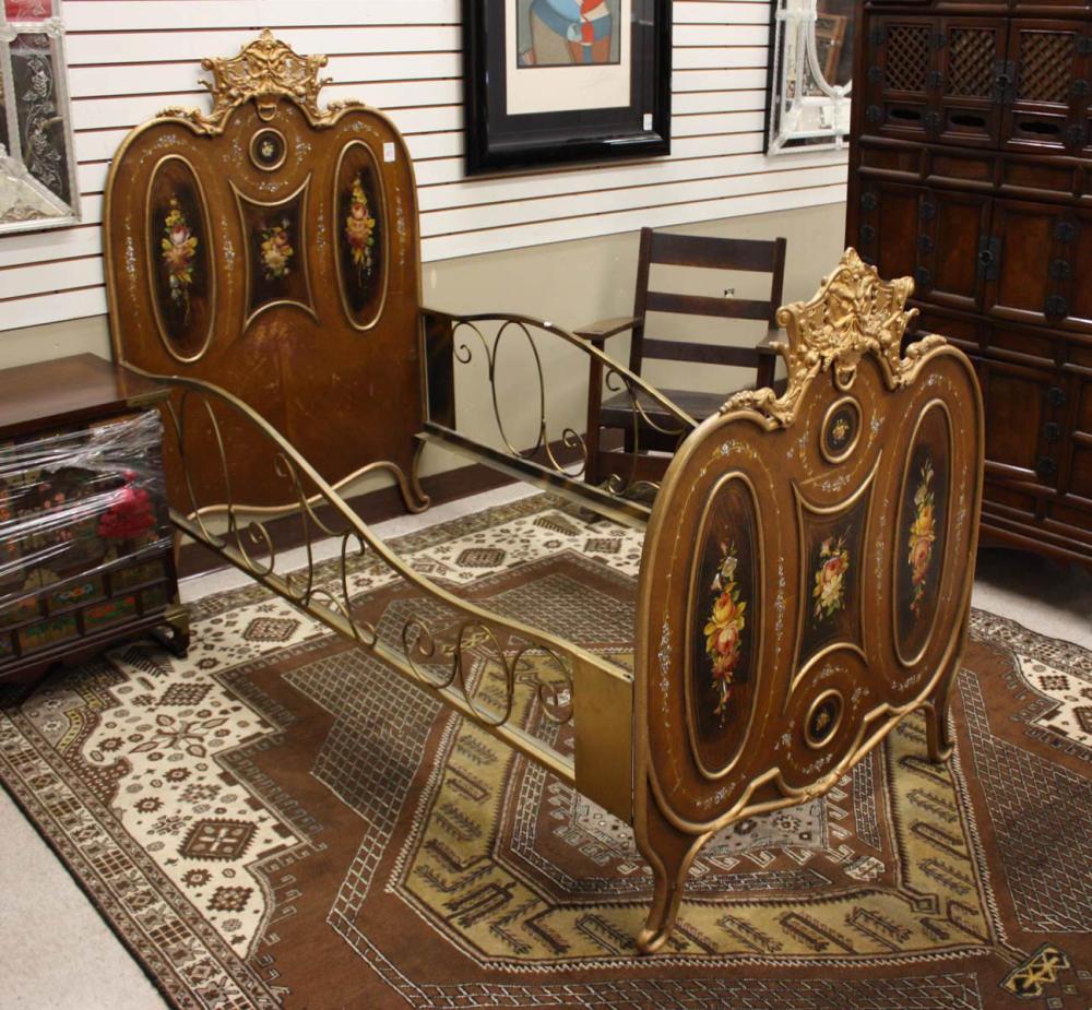 LATE VICTORIAN PAINTED METAL