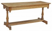 LATE VICTORIAN SCRUBBED OAK KI