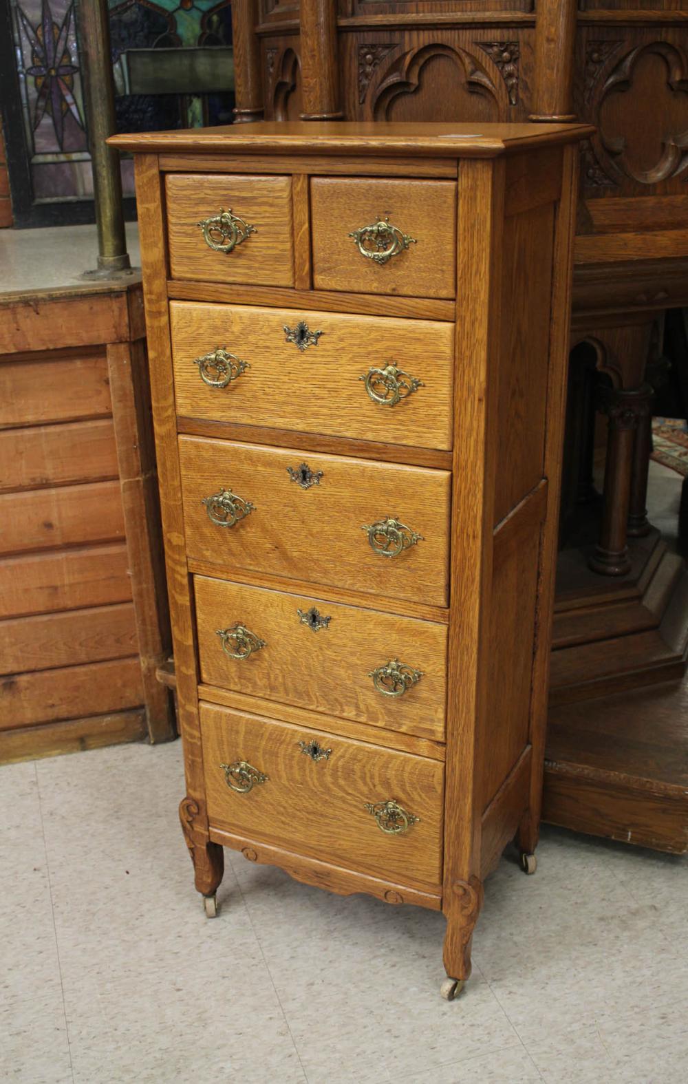 LATE VICTORIAN SIX-DRAWER