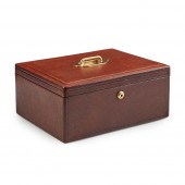 LATE VICTORIAN TOOLED LEATHER