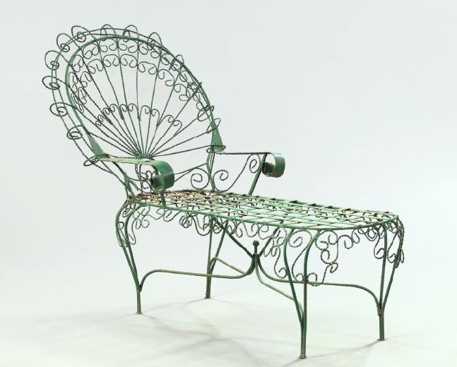 Late Victorian Wirework Chaise