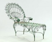 Late Victorian Wirework Chaise