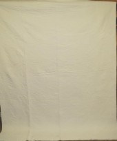 LATE WHITEWORK QUILTca. 1955 d