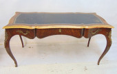LATER FRENCH LEATHER TOP DESK