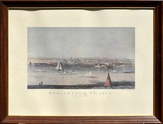 Later print of “Burlington VT 1858,