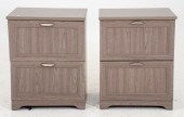 LATERAL GRAY FILING CABINETS,