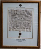 LATIN DEED BETWEEN CHAPMAN AND