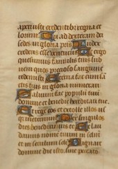 LATIN ILLUMINATED MANUSCRIPT,