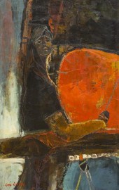 *Lau Chun Untitled 67 oil on c