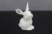 LAUGHING BUNNY RABBIT WHITE BI