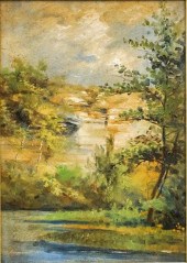 LAURA A GLEASON (AMERICAN 1856