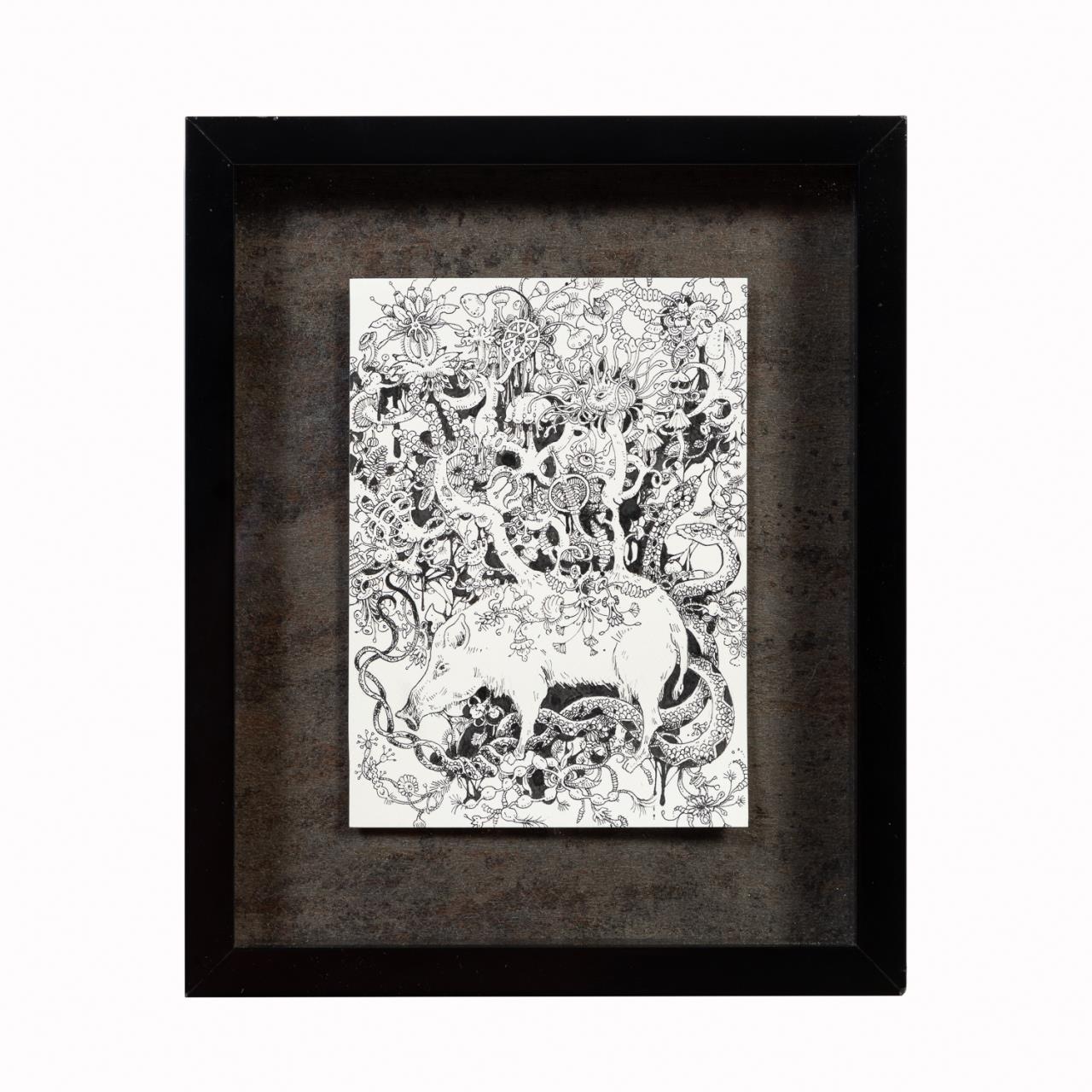 LAURA BELL 2014, PEN & INK "SON