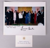 LAURA BUSH. AUTOGRAPHED PHOTO