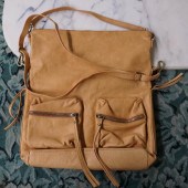 LAURA DI MAGGIO TAN LEATHER SH