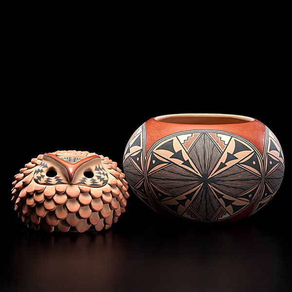 Laura Gachupin Jemez Owl and Bowl